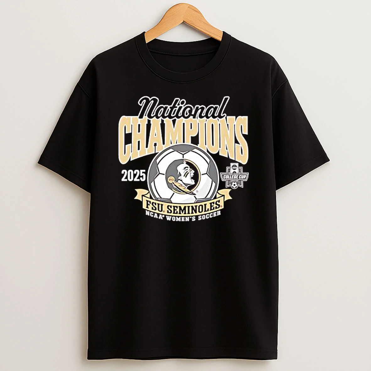 National Champions 2025 College Cup Fsu Seminoles Ncaa Womens Soccer T Shirt