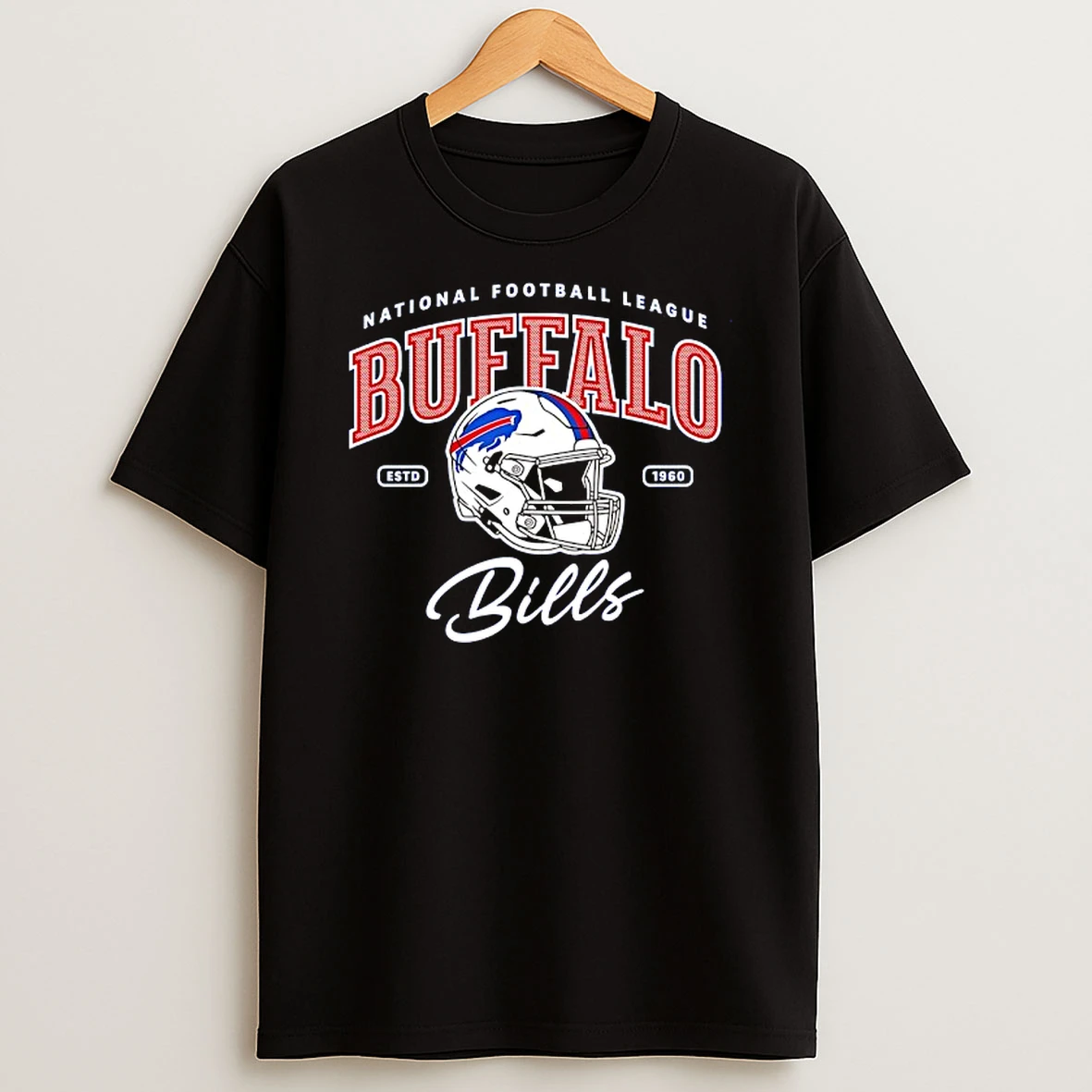 National Football League Buffalo Bills Est 1960 Helmet T Shirt