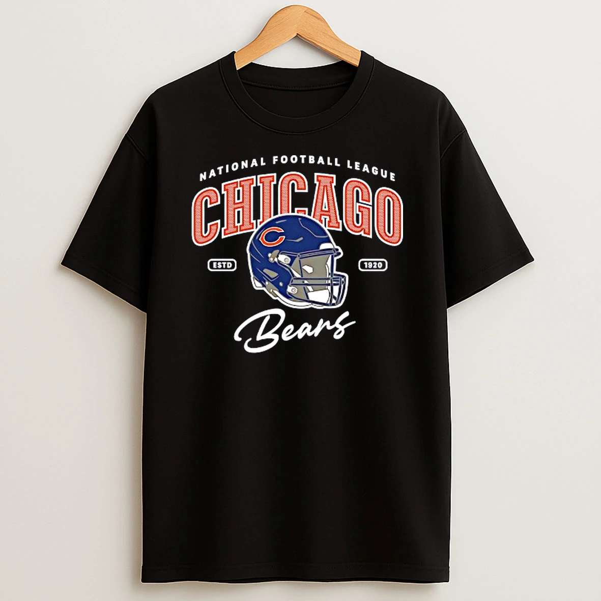 National Football League Chicago Bears Est 1920 Helmet T Shirt