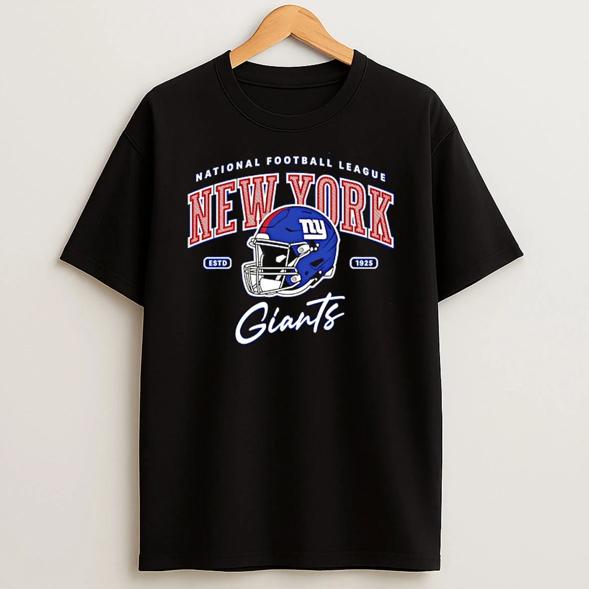 National Football League New York Giants Est 1925 Helmet T Shirt