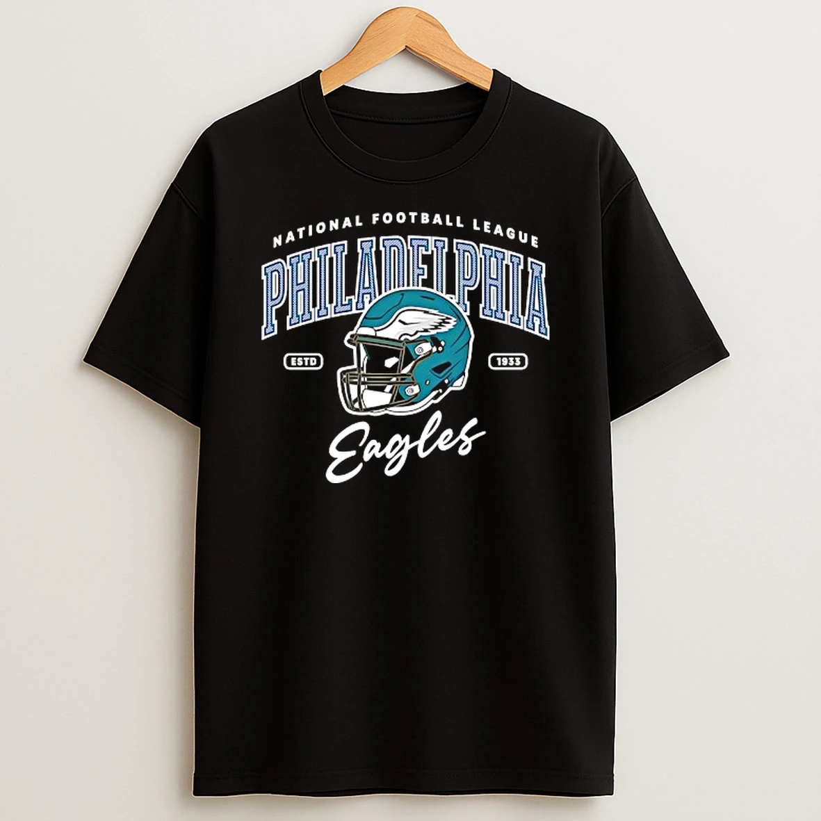 National Football League Philadelphia Eagles Est 1933 Helmet T Shirt