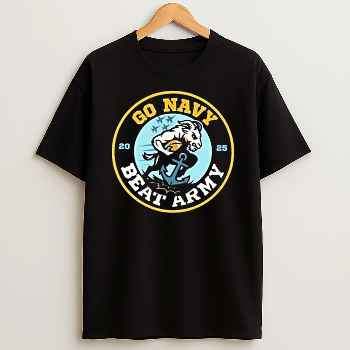 Navy Midshipmen Go Navy Beat Army 2025 T Shirt