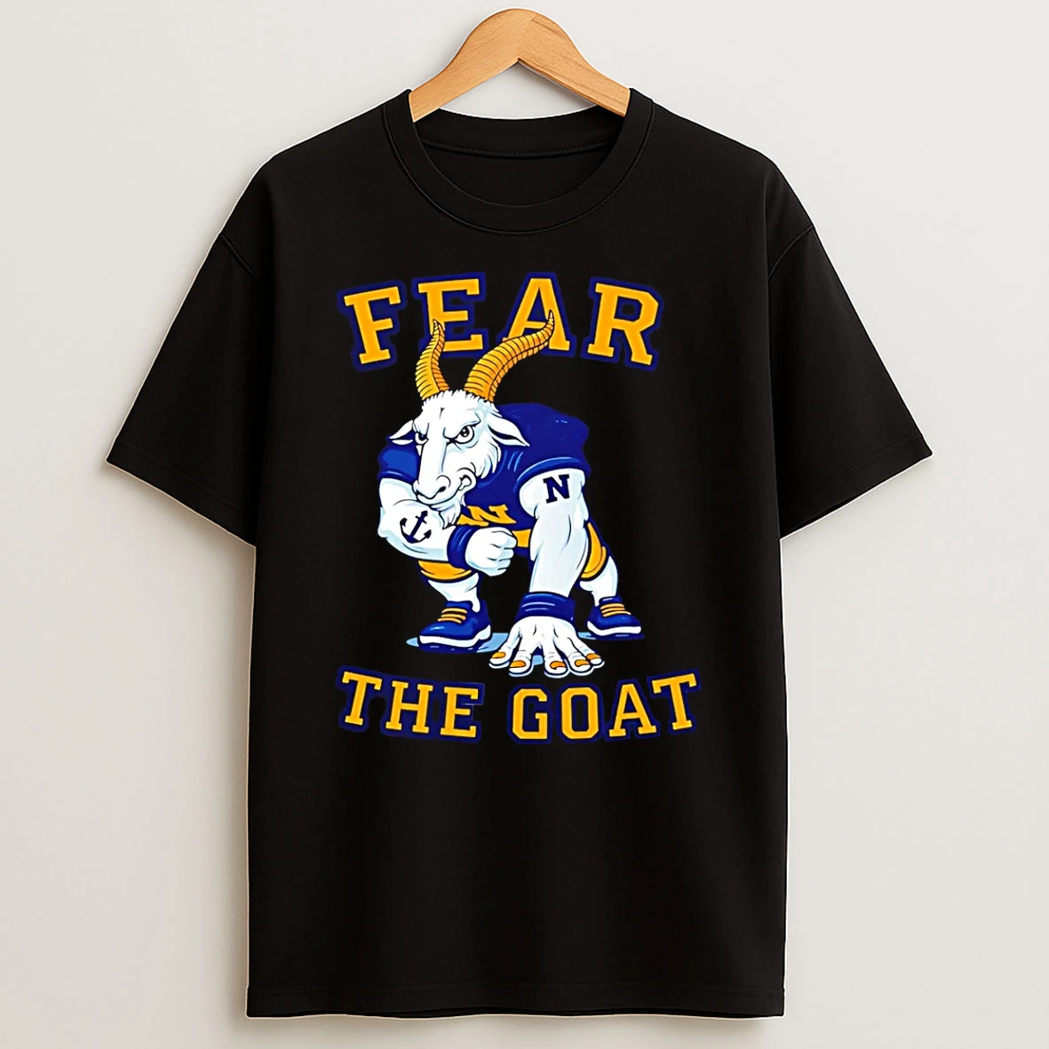 Navy Midshipmen Navy Fear The Goat T Shirt