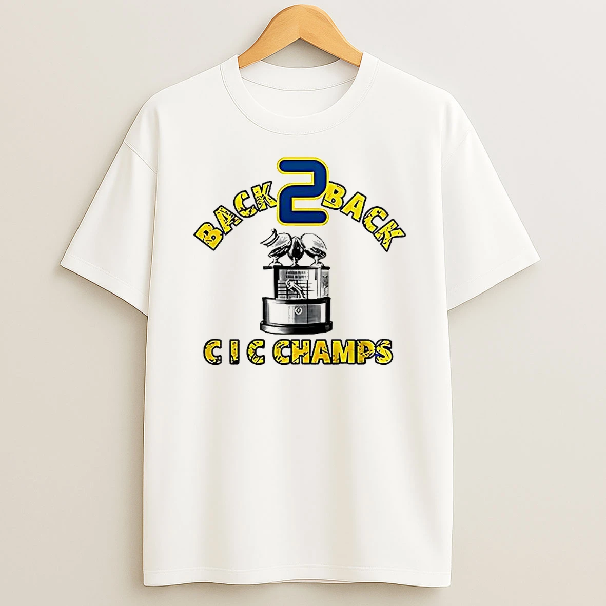 Navy Midshipmen Back 2 Back Cic Champions 2025 T Shirt