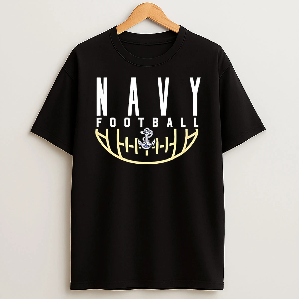 Navy Midshipmen Football Us Naval Academy Logo T Shirt