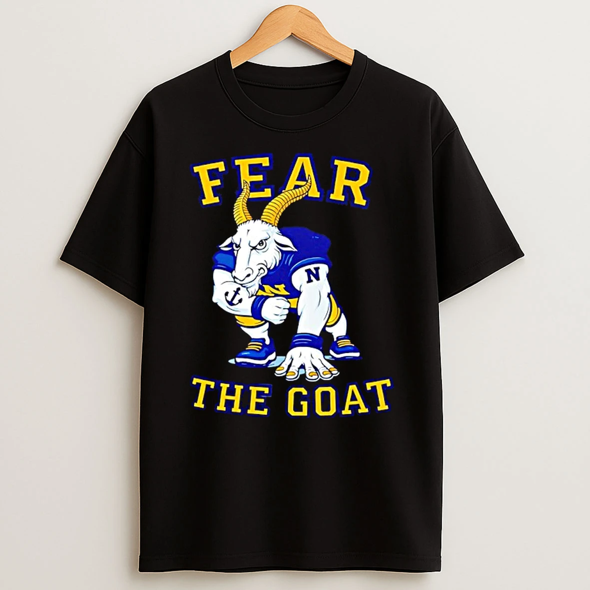 Navy Midshipmen Football Mascot Fear The Goat Funny T Shirt