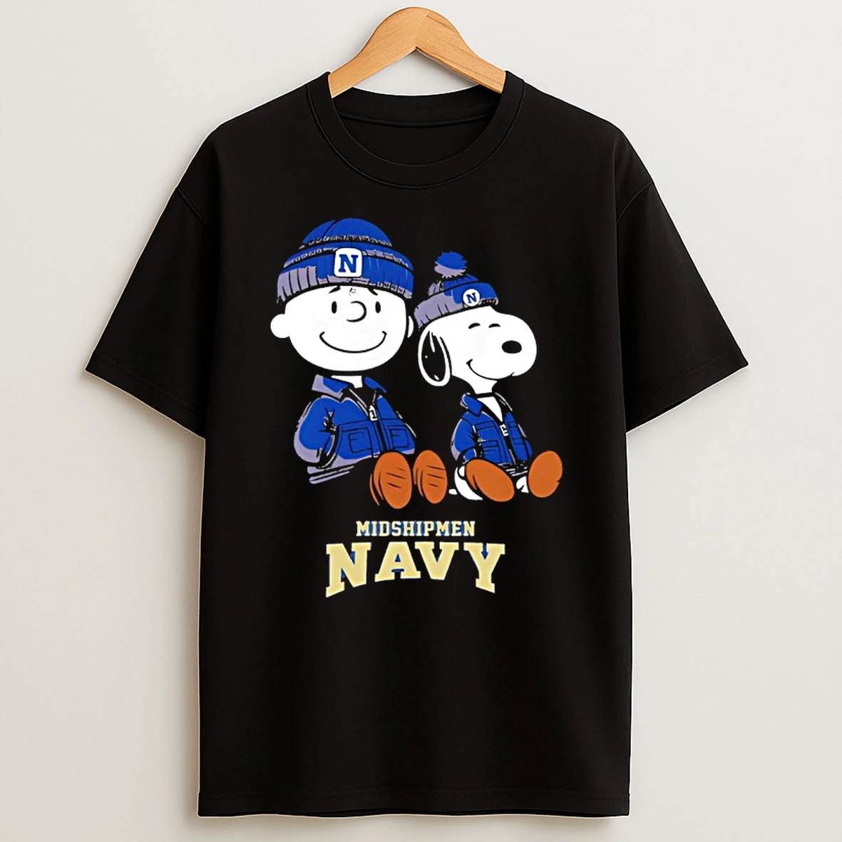 Navy Midshipmen X Snoopy And Charlie Brown T Shirt
