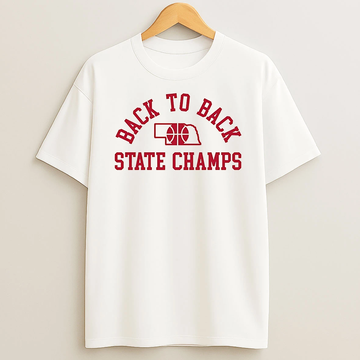 Nebraska Cornhuskers Back To Back State Champs T Shirt