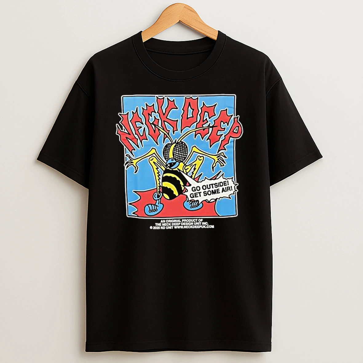 Neck Deep Go Outside Get Some Air Graphic T Shirt