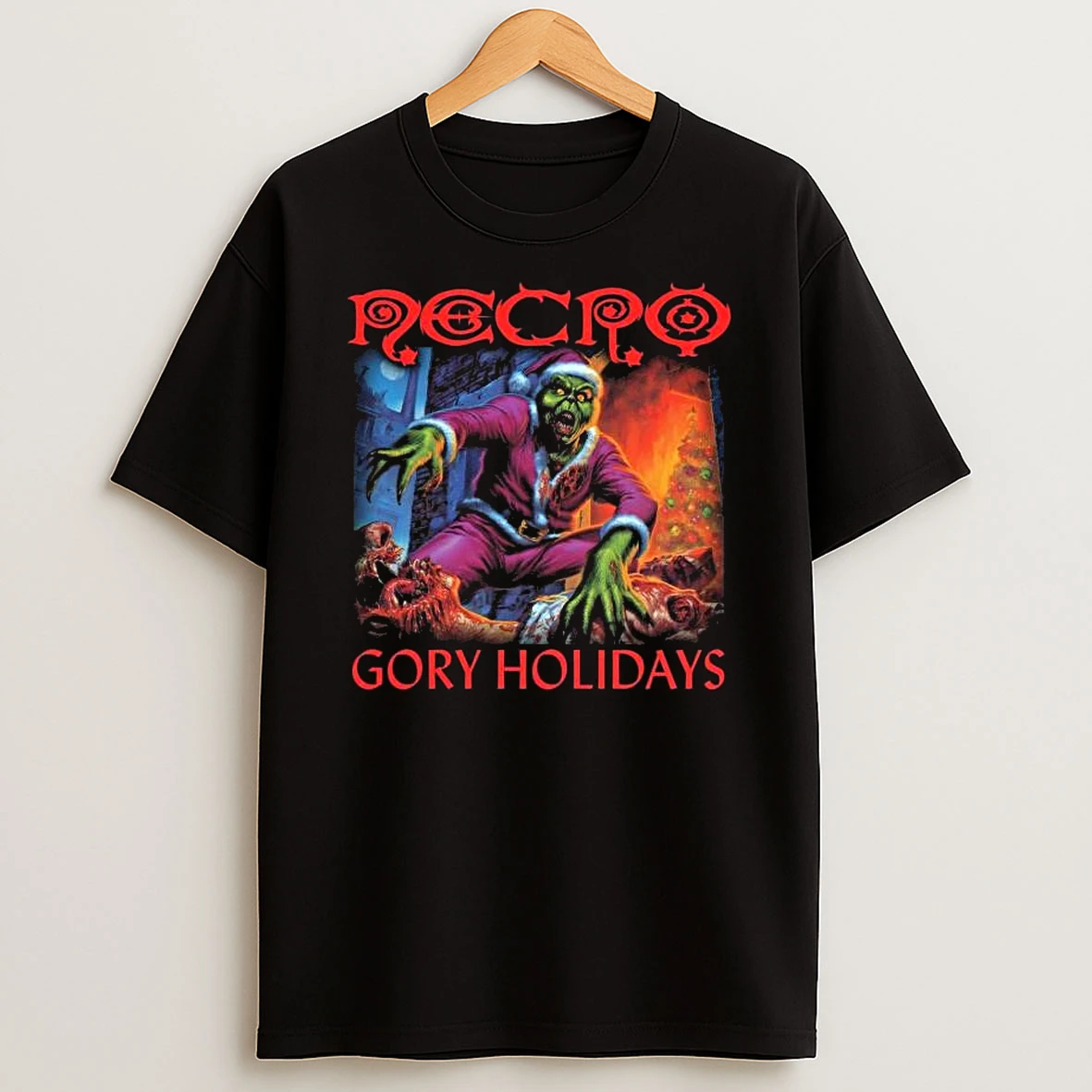 Necro Grinch Gory Holidays T Shirt