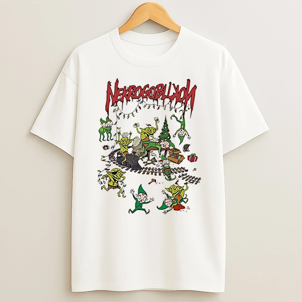 Nekrogoblikon Christmas Graphic T Shirt