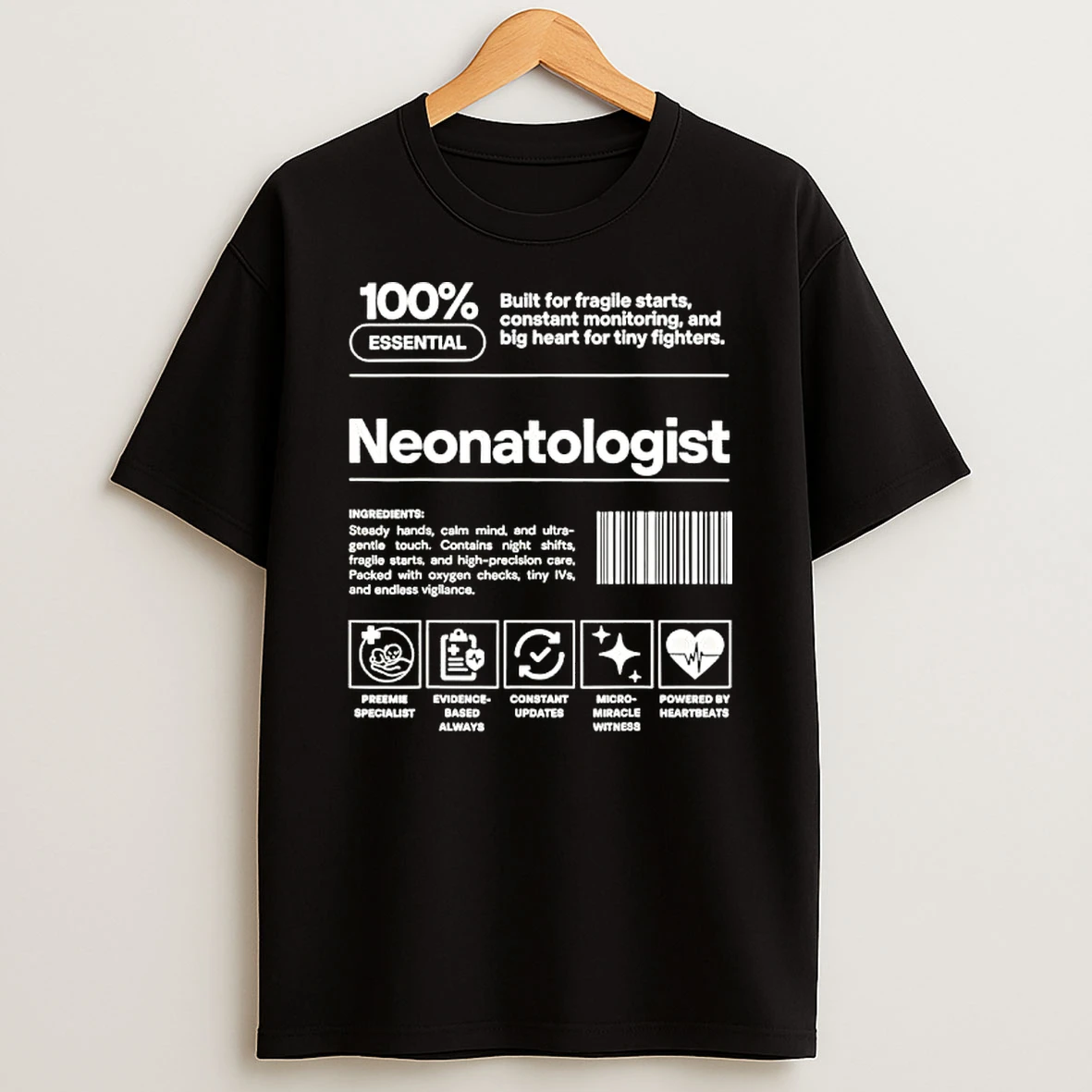 Neonatologist And Personalized Neonatology Gift Nicu Doctor T Shirt