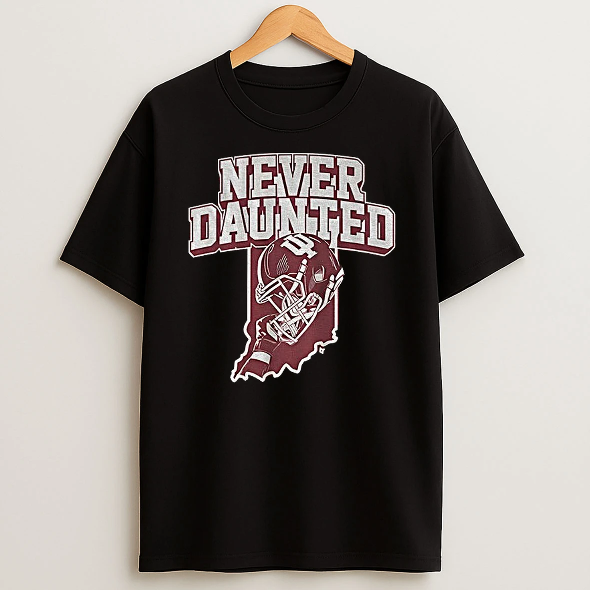 Never Daunted Indiana Hoosiers Big Ten Football Champions 2025 T Shirt