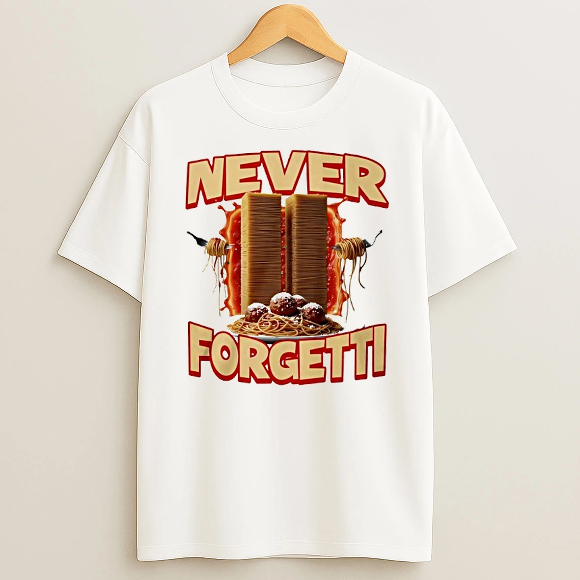 Never Forgetti Spaghetti T Shirt