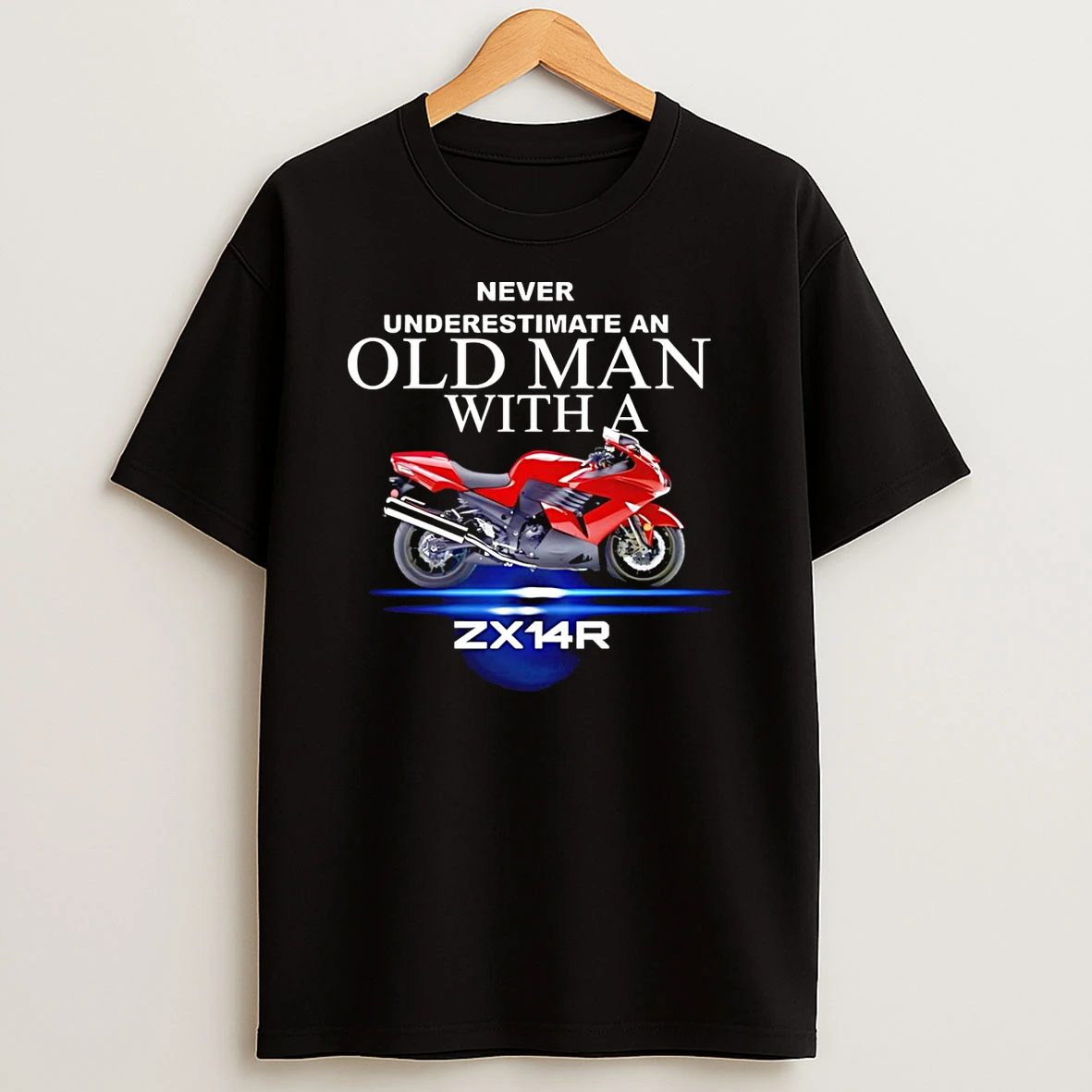 Never Underestimate An Old Man With A Zx 14r T Shirt
