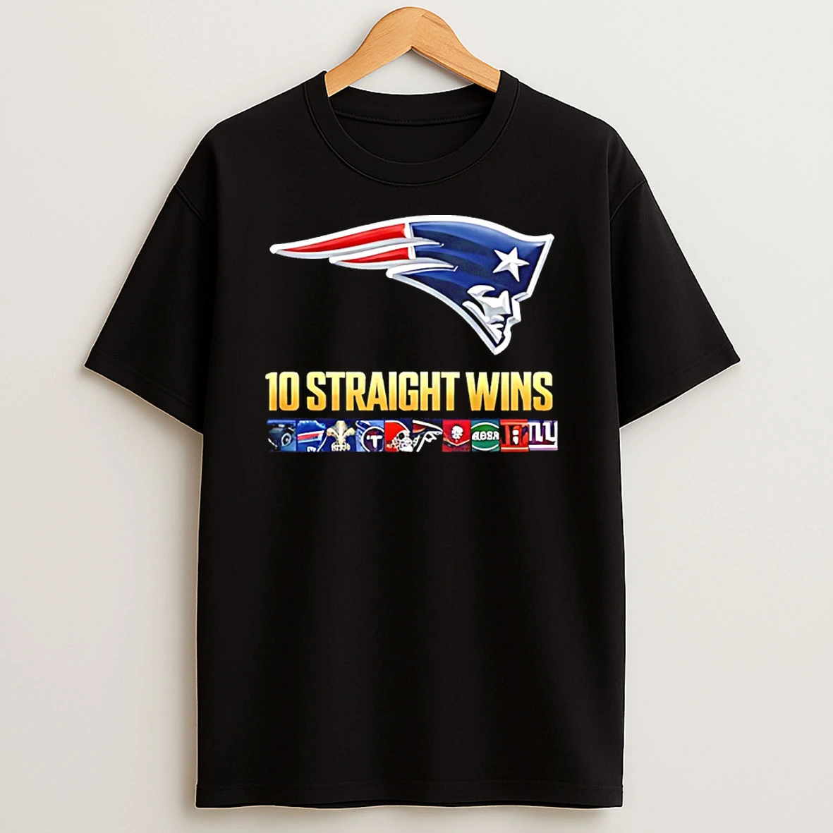 New England Patriots 10 Straight Wins T Shirt