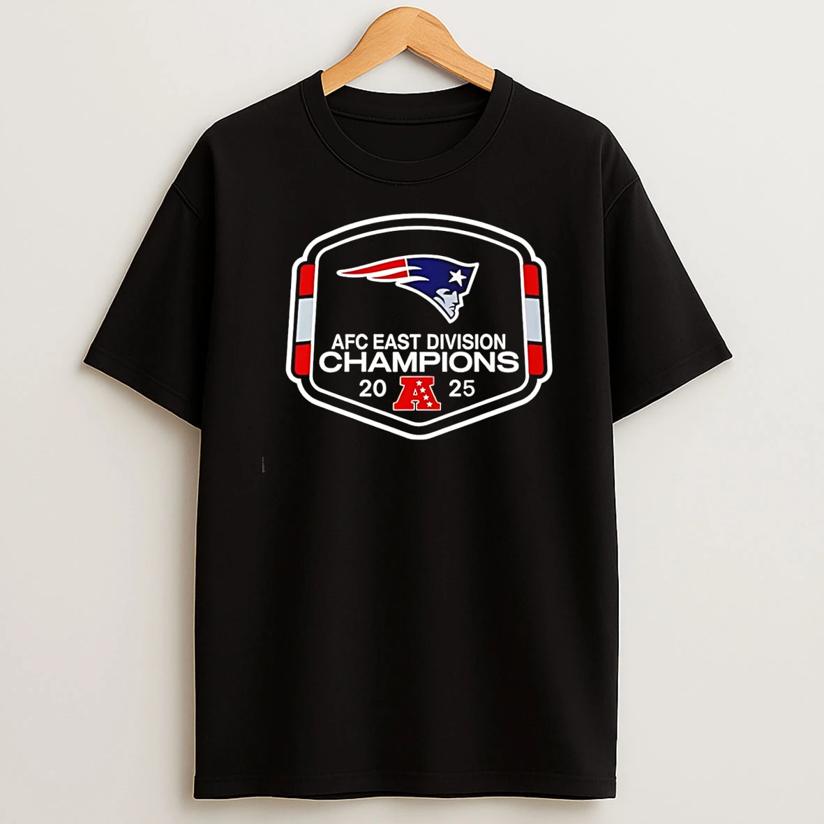 New England Patriots 2025 Afc East Champions Go Champs T Shirt