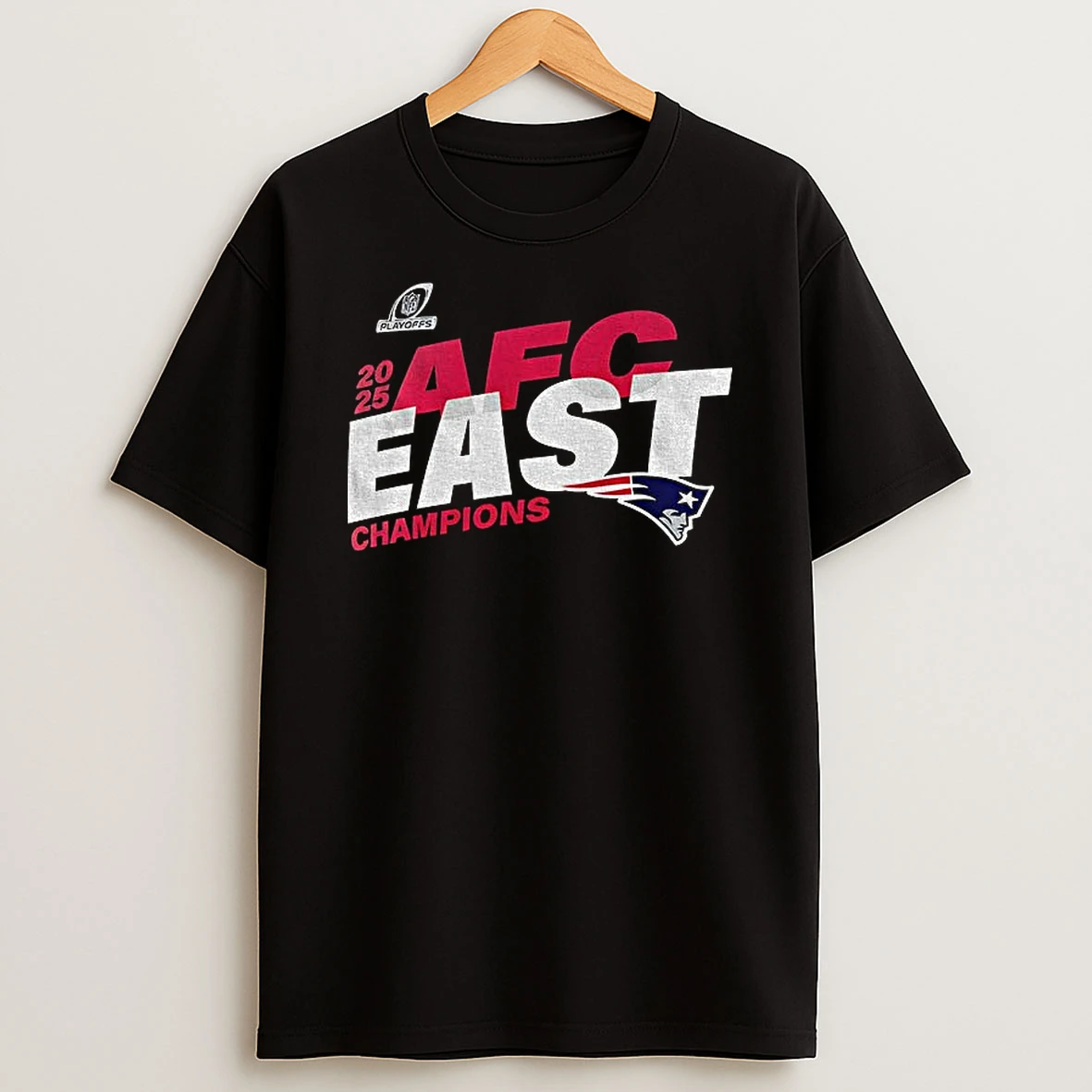 New England Patriots 2025 Afc East Division Champions Conquer T Shirt