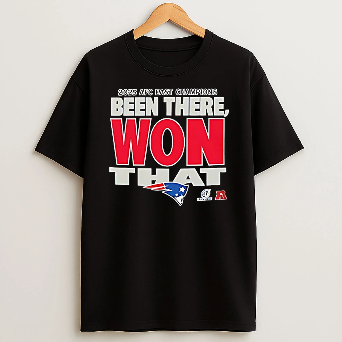 New England Patriots 2025 Afc East Champions Been There Won That T Shirt