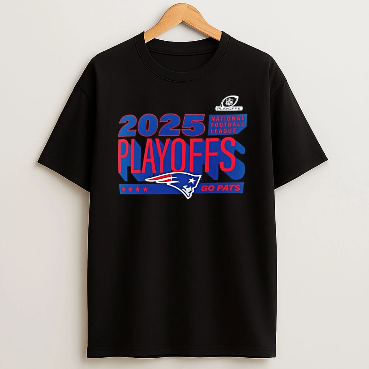 New England Patriots 2025 National Football League Playoffs T Shirt
