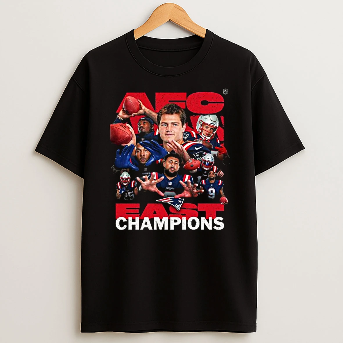 New England Patriots Afc East Champions 2025 T Shirt