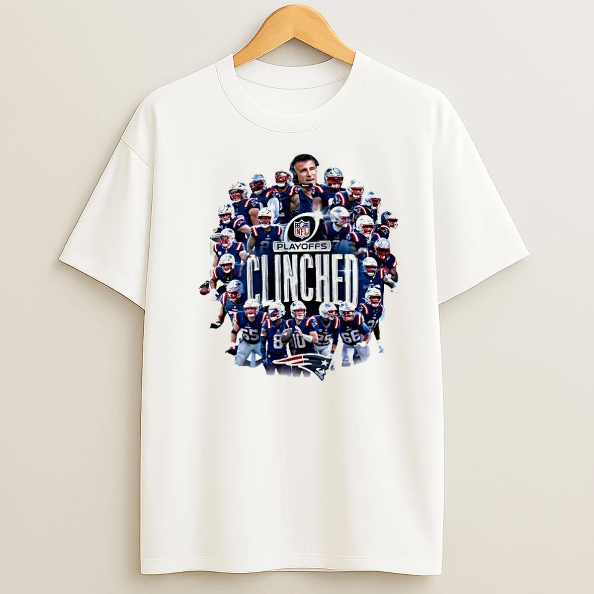 New England Patriots Lets Go Playoff T Shirt