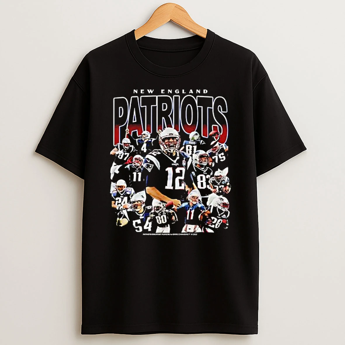 New England Patriots Super Bowl Champions With Team T Shirt