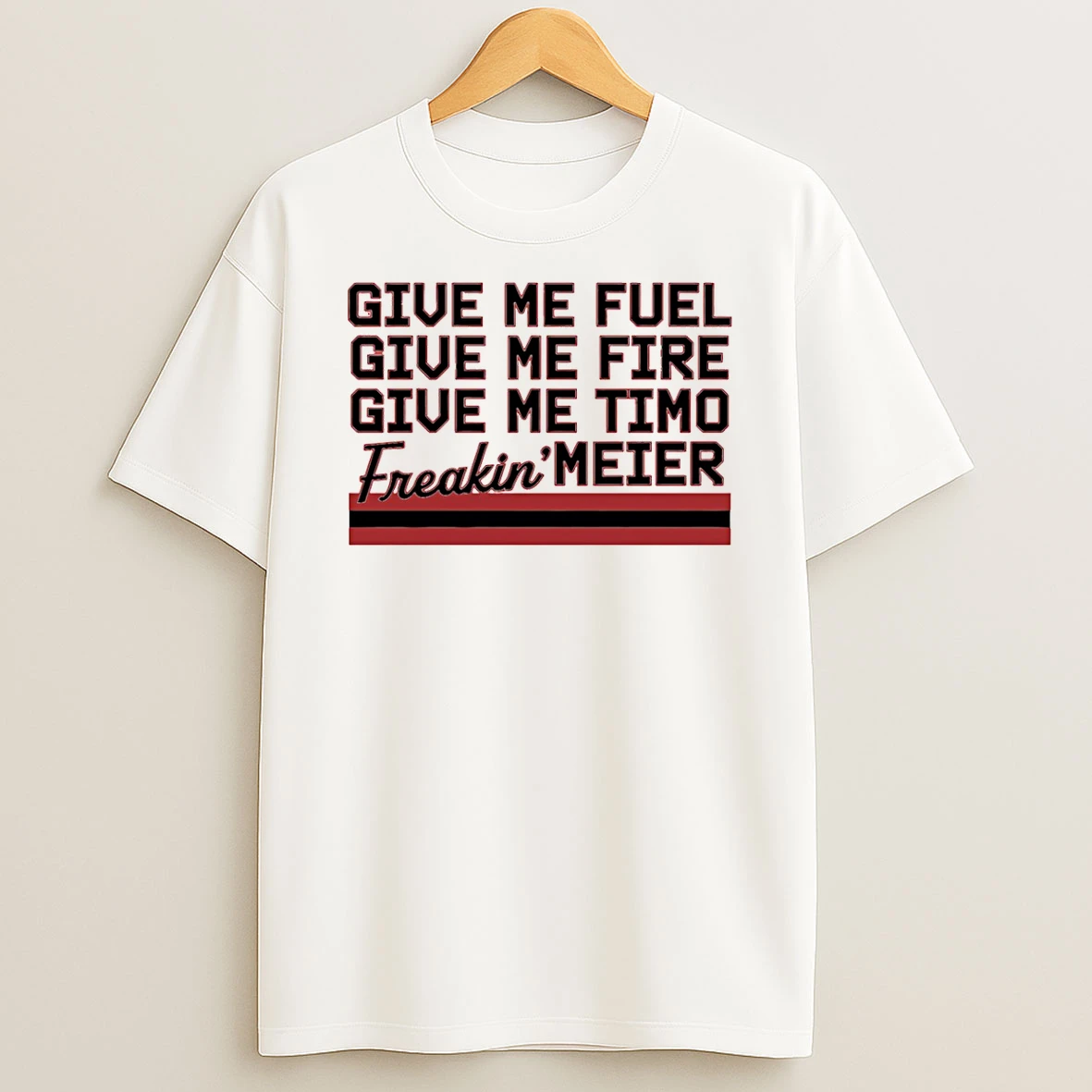 New Jersey Devils Give Me Fuel Fire Timo Freakin Meier T Shirt