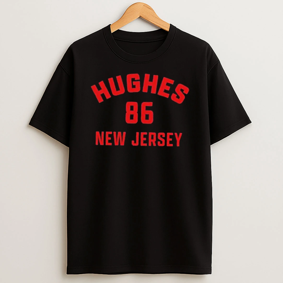 New Jersey Devils Jack Hughes New Jersey Name And Number 86 T Shirt