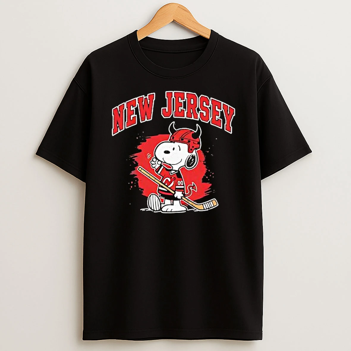 New Jersey Devils Snoopy Peanuts 2026 T Shirt
