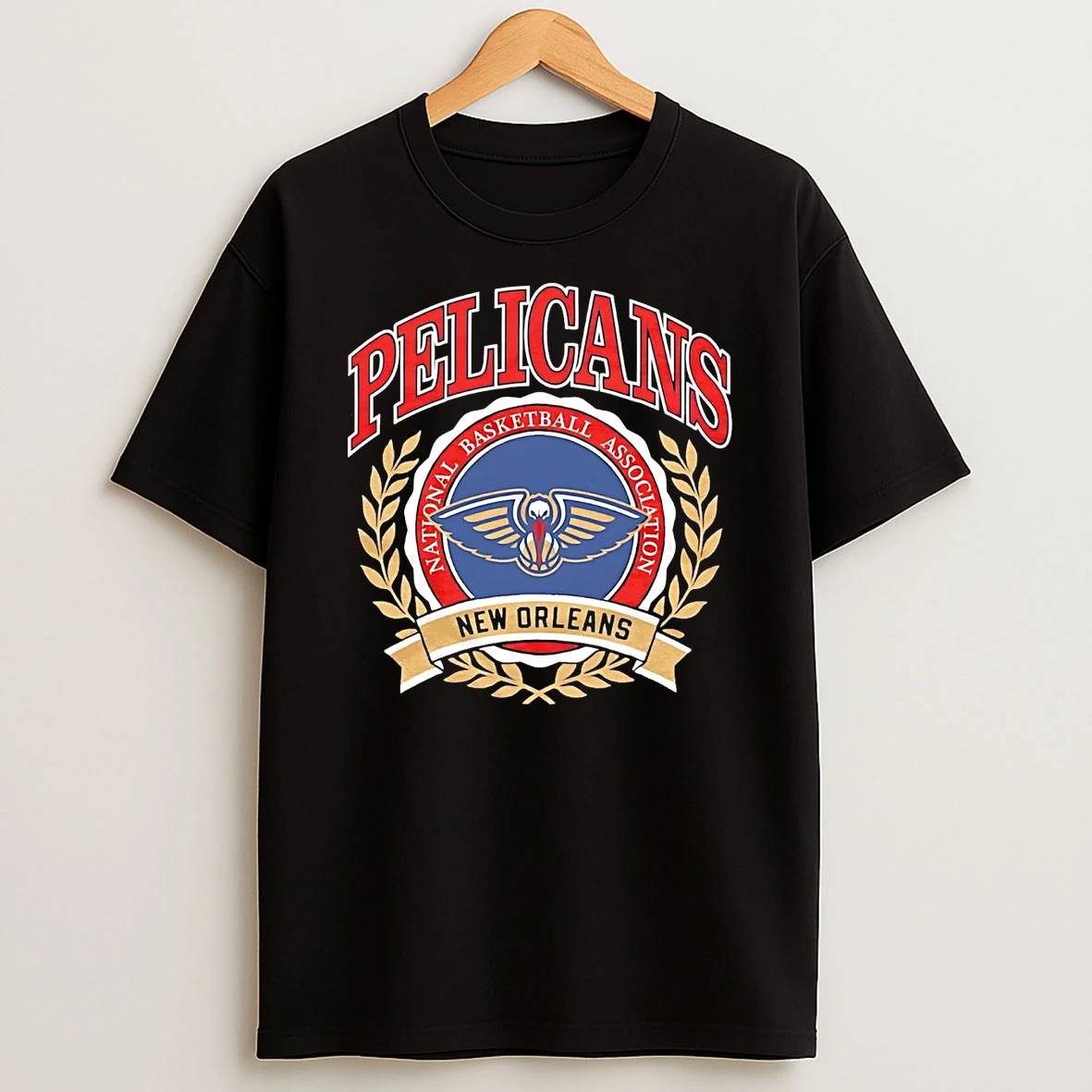 New Orleans Pelicans Nba Crest T Shirt