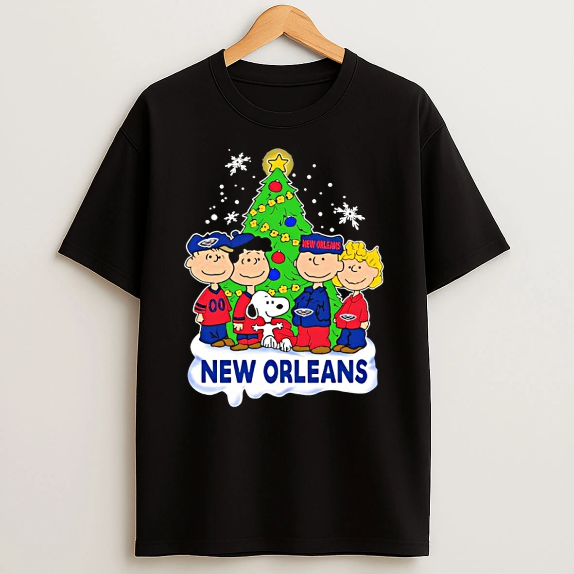 New Orleans Pelicans X Snoopy The Peanuts Holiday Christmas T Shirt