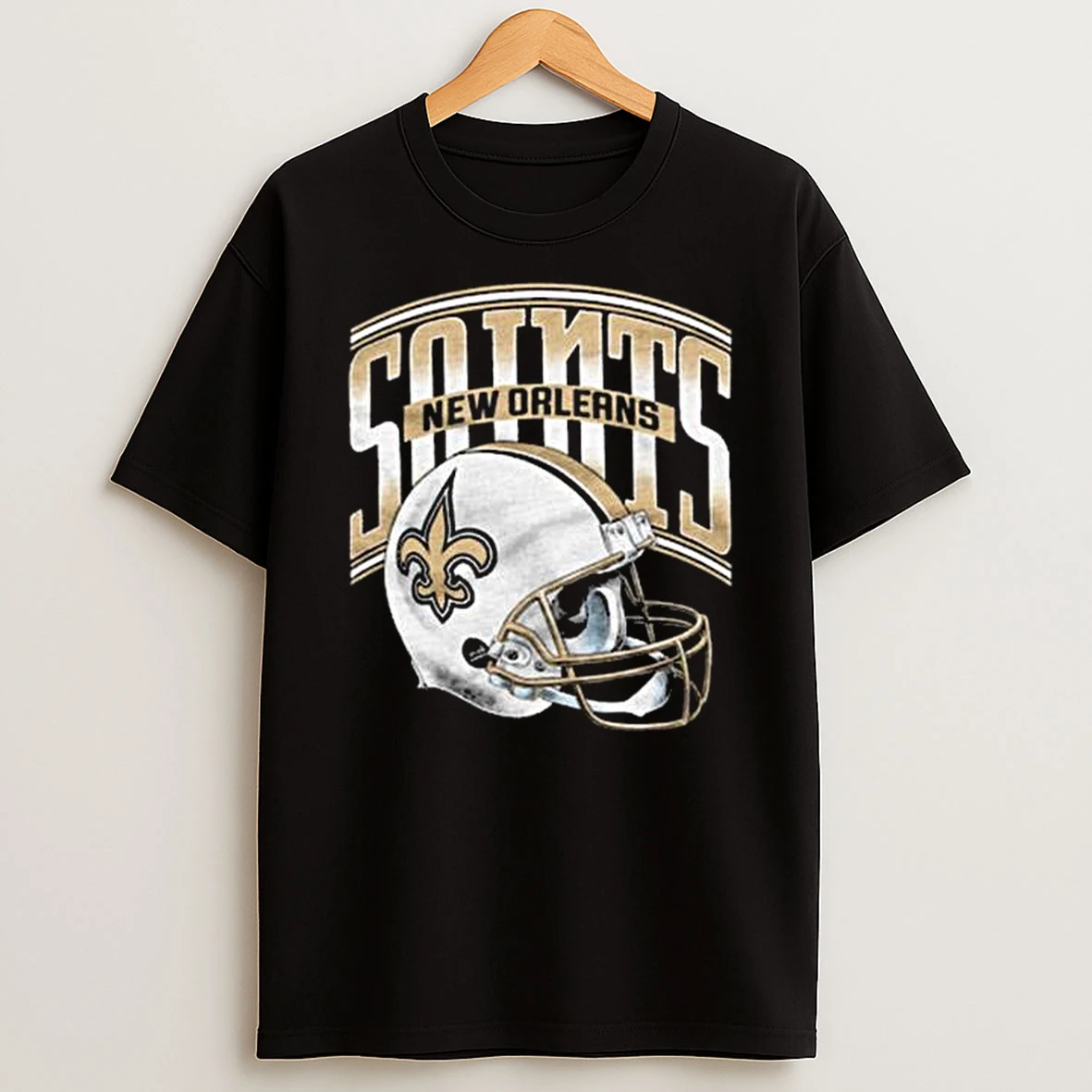 New Orleans Saints Gradient Helmet T Shirt