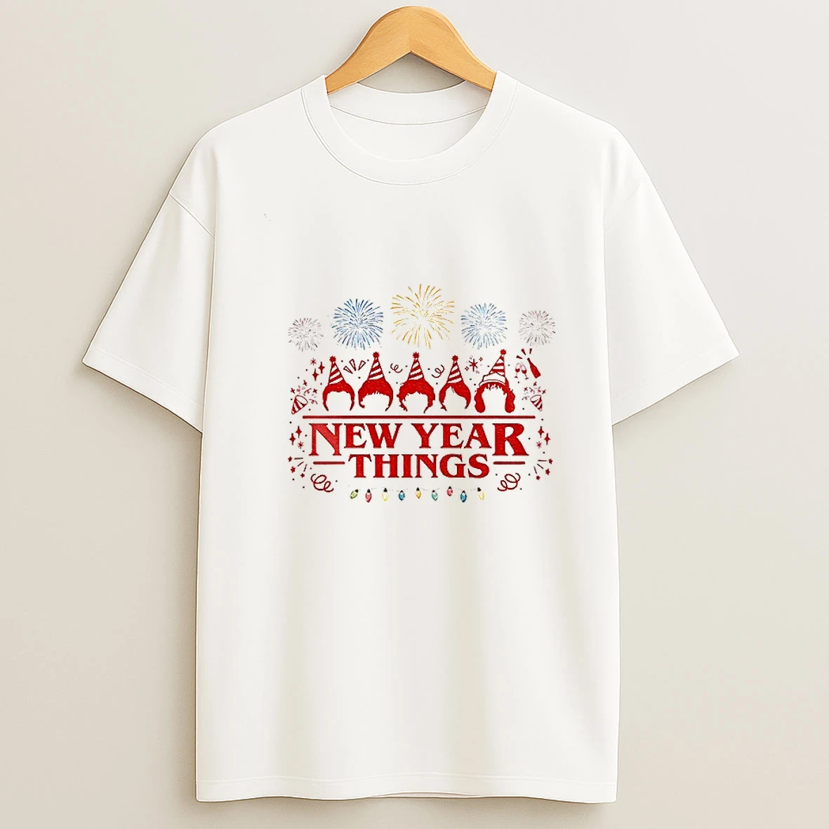 New Year Things Hello 2026 Sublimation Funny Stranger Things New Year Eve T Shirt