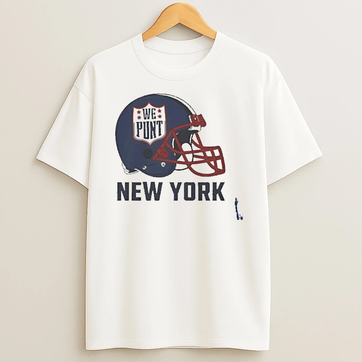 New York Giants Helmet We Punt T Shirt