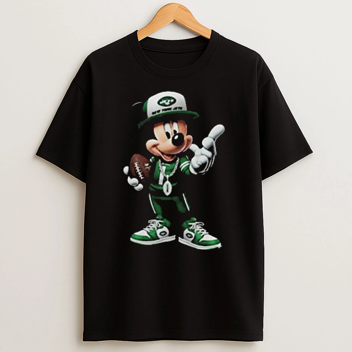 New York Jets Disney Mickey Kick Back T Shirt