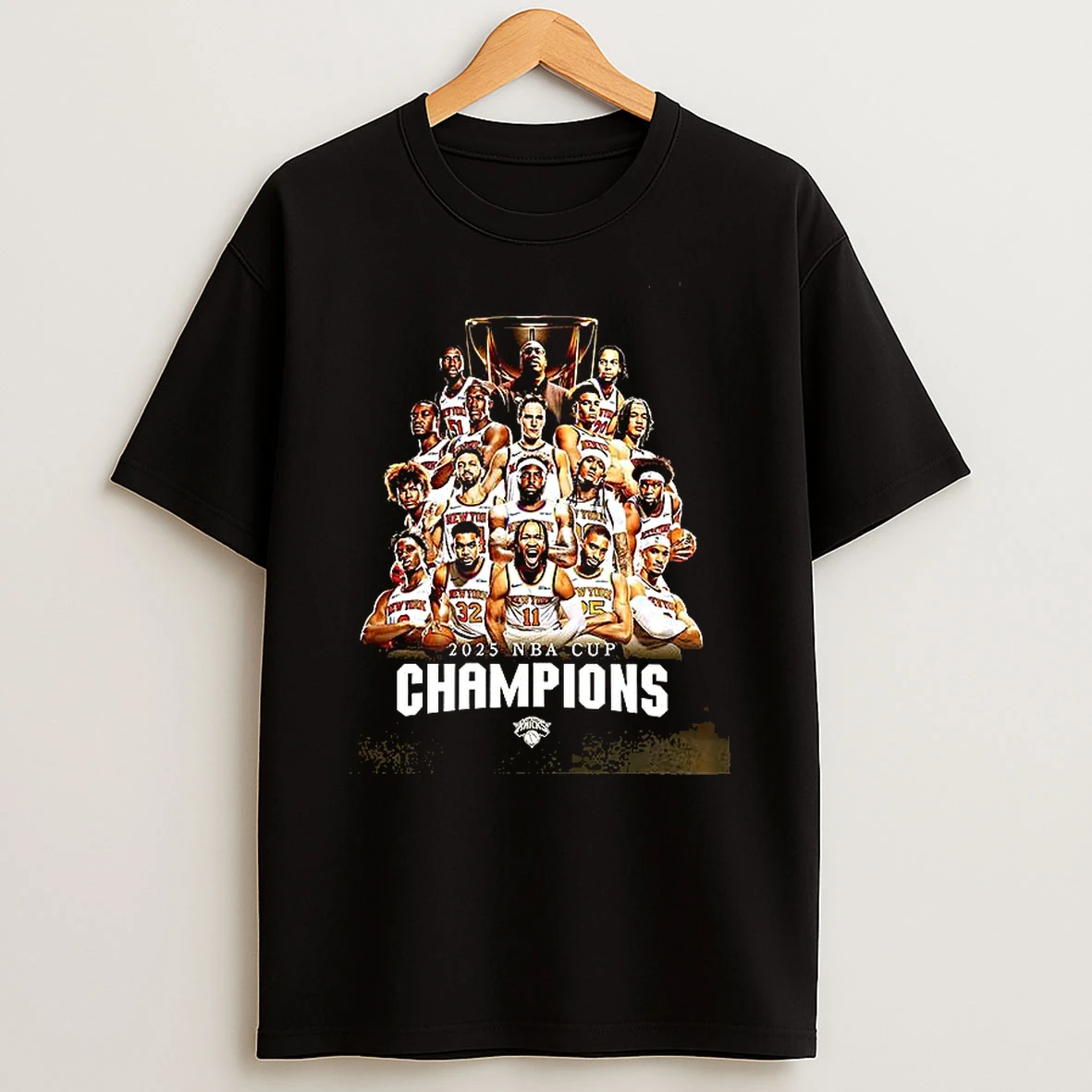 New York Knicks 2025 Nba Cup Champion T Shirt