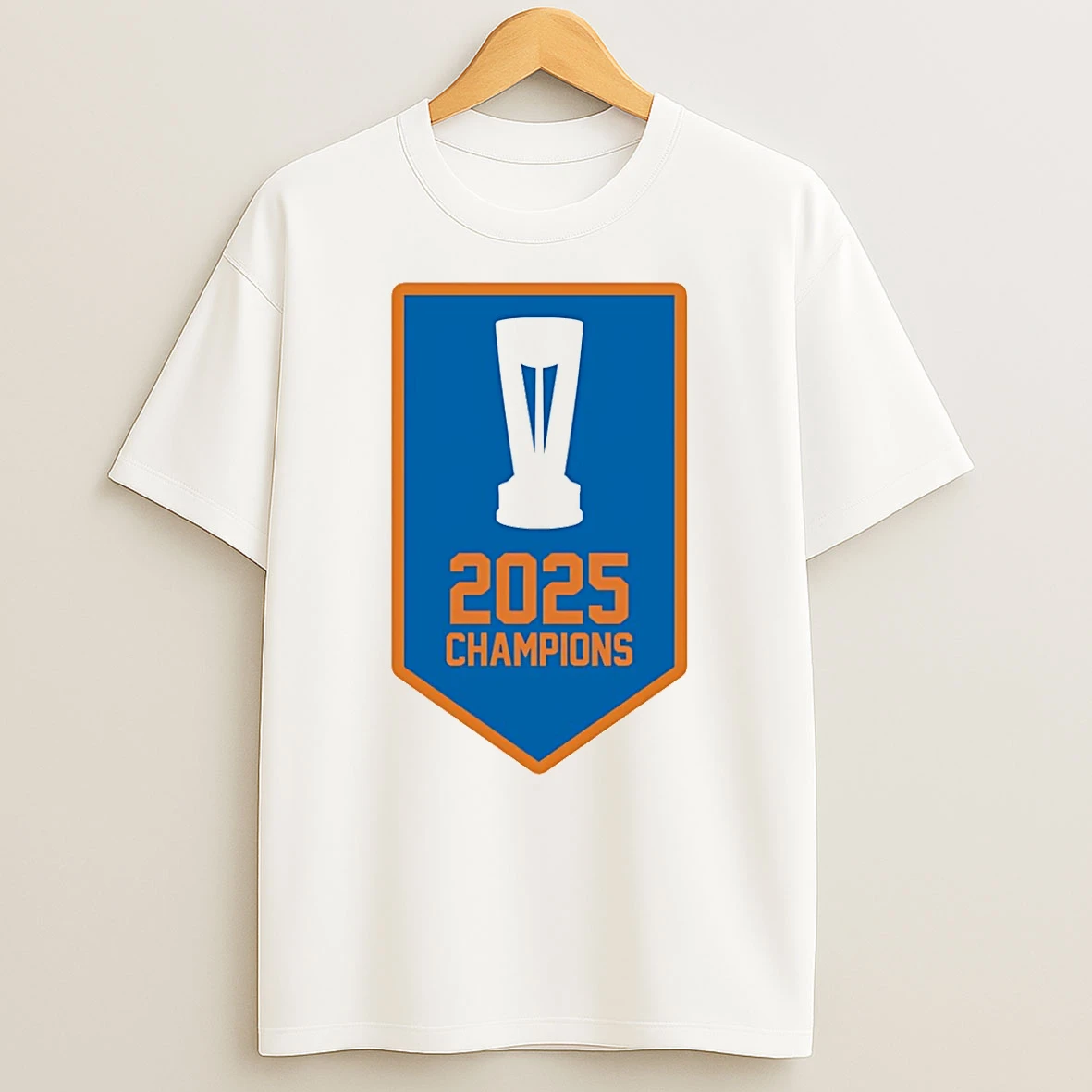 New York Knicks 2025 Nba Cup Champions Banner T Shirt