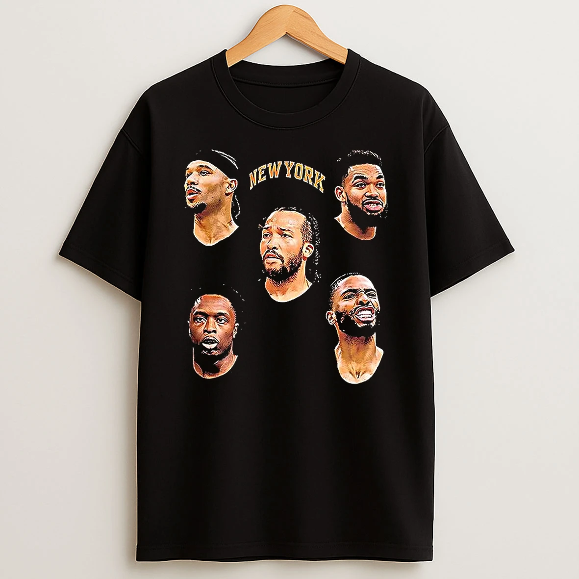 New York Knicks 2025 Faces Players T Shirt