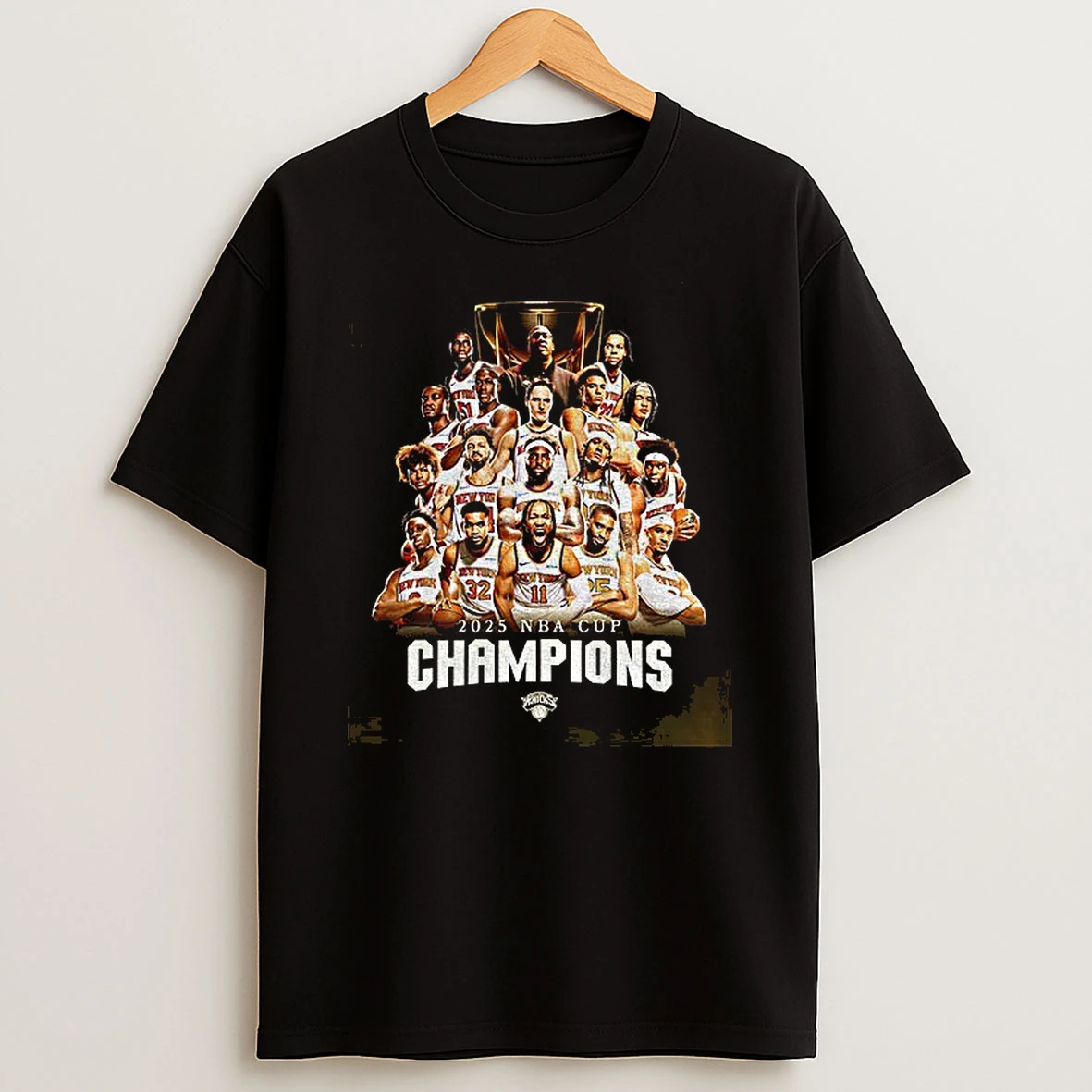 New York Knicks Basketball Nba 2025 Cup Champions T Shirt