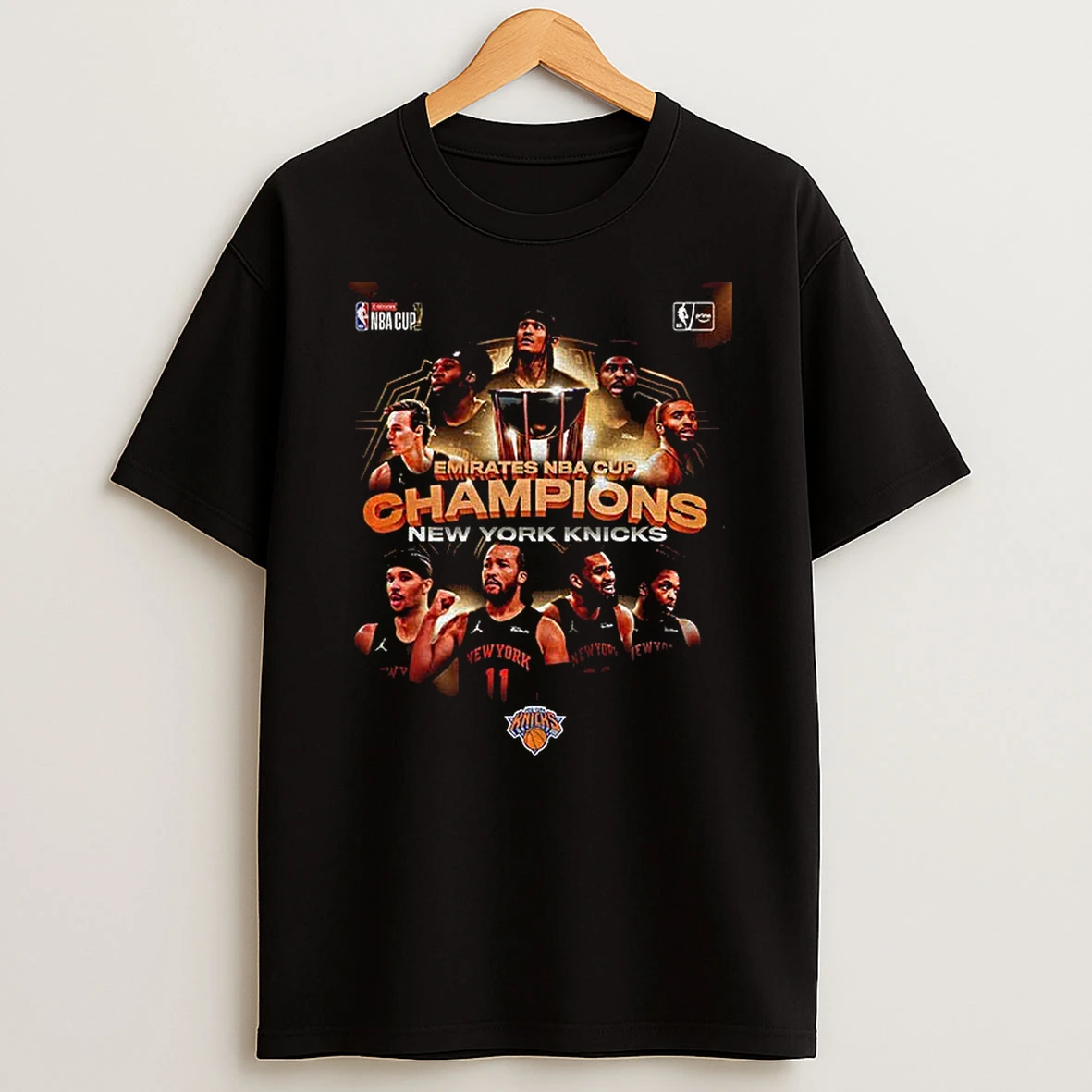 New York Knicks Emirates Nba Cup Champions 2025 Winner T Shirt
