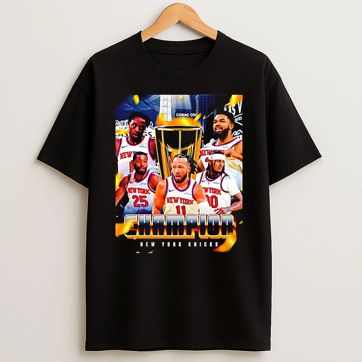 New York Knicks Nba Cup Champions 2025 T Shirt
