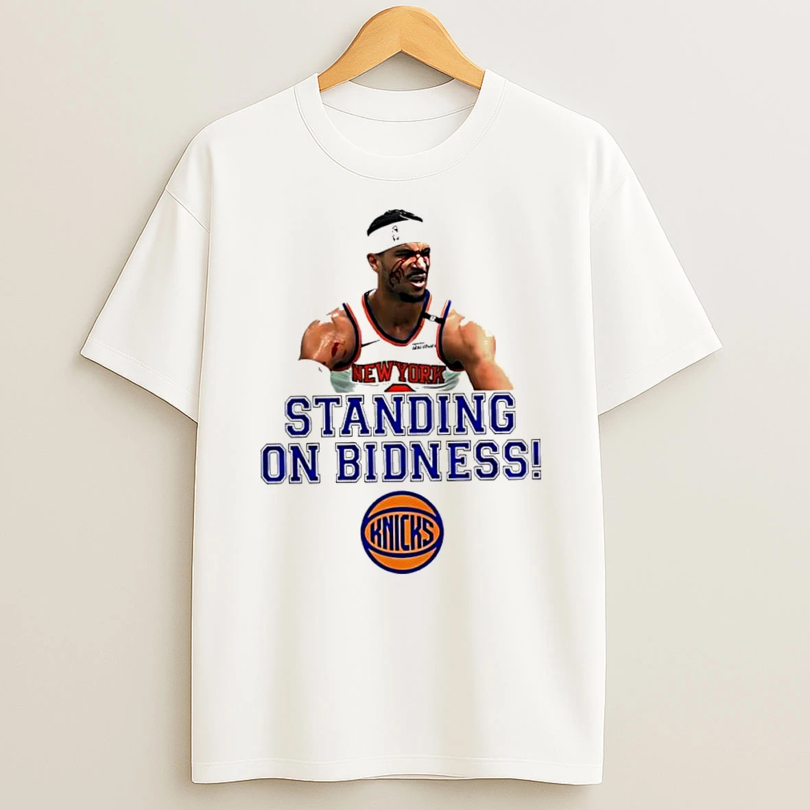 New York Knicks Standing On Bidness Nba Cup Champions 2025 T Shirt