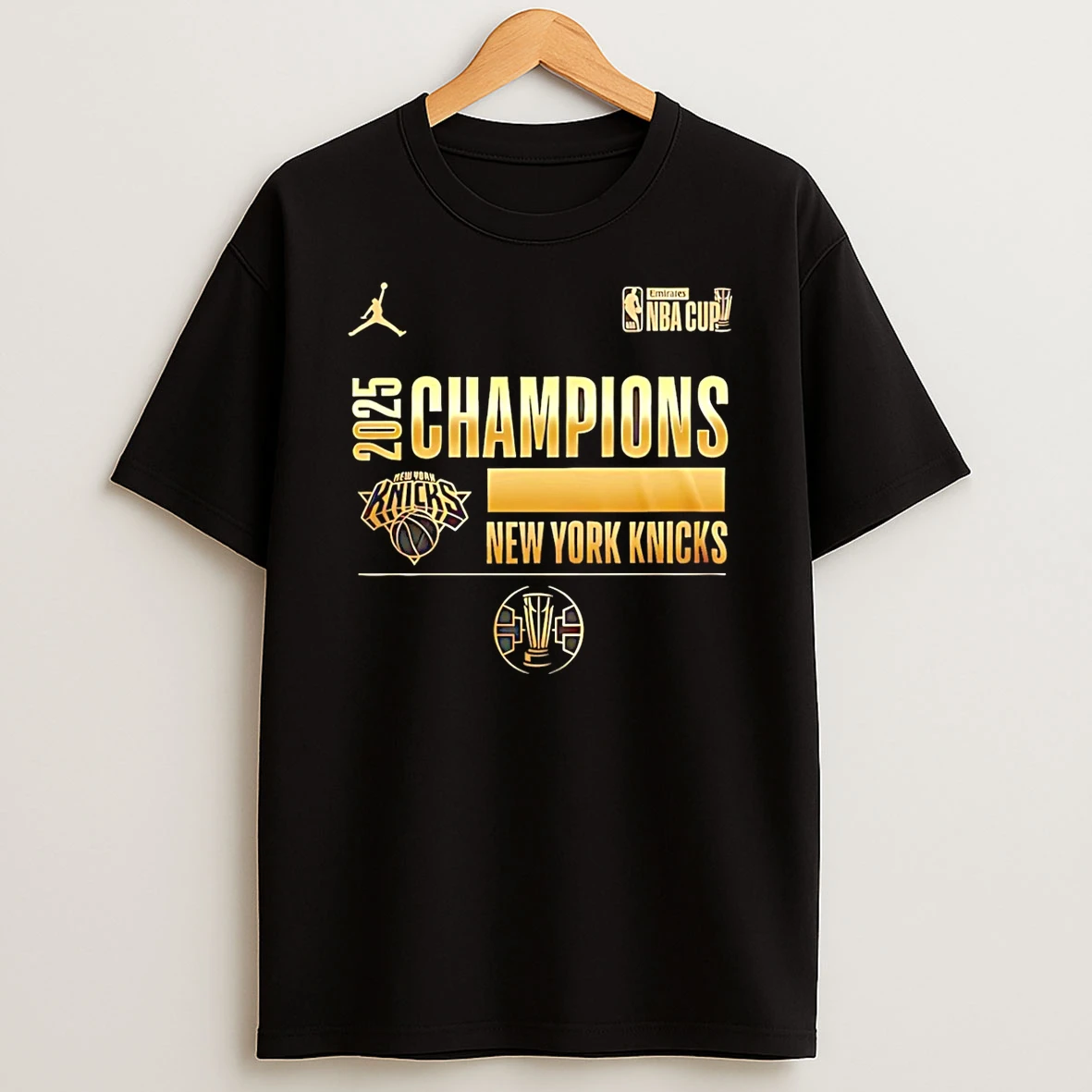 New York Knicks X Nba Cup Champions 2025 Classic T Shirt