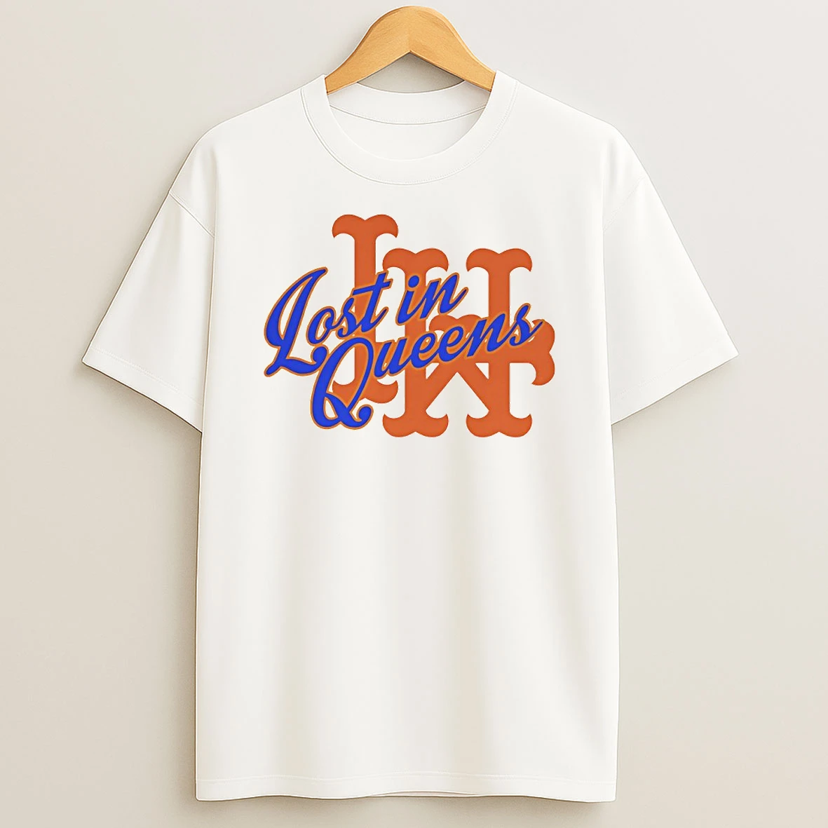 New York Mets Lost In Queens Circle T Shirt