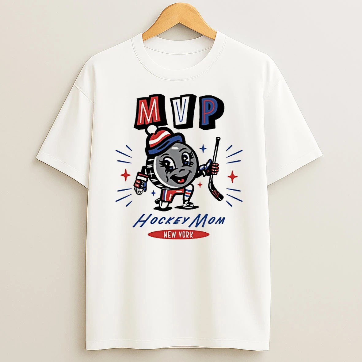 New York Rangers 2025 Mvp Hockey Mom T Shirt