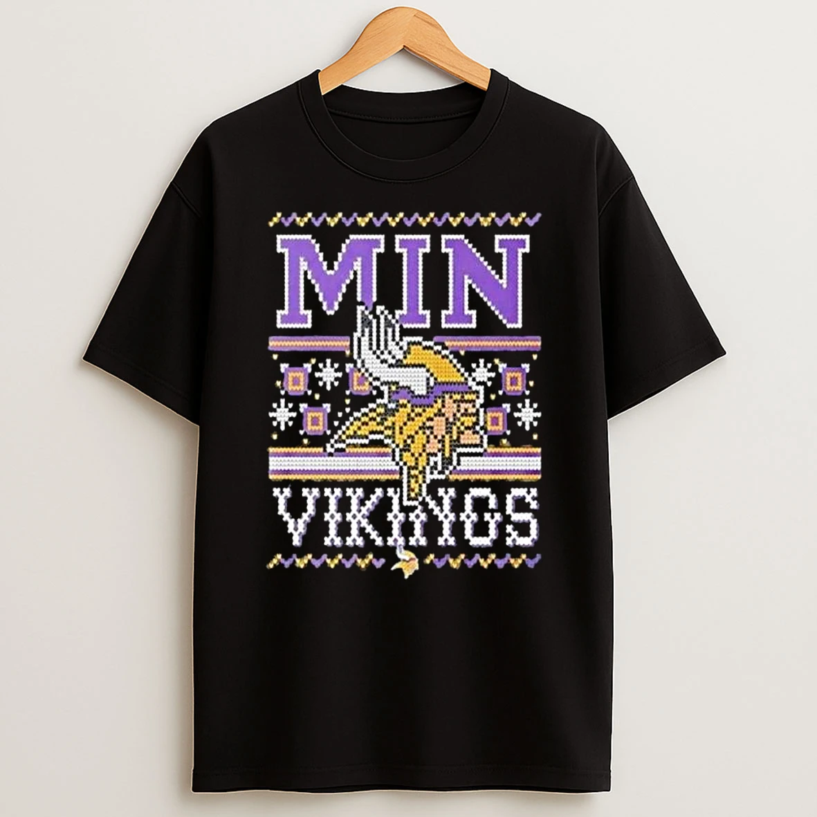 Nfl Minnesota Vikings Holiday Ugly Christmas 2025 T Shirt