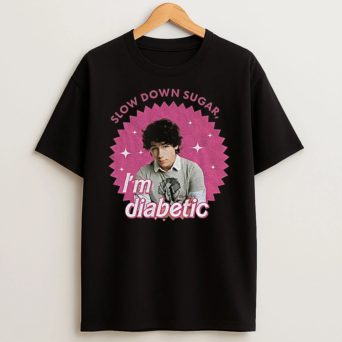 Nick Jonas Nick Slow Down Sugar Im Diabetic T Shirt