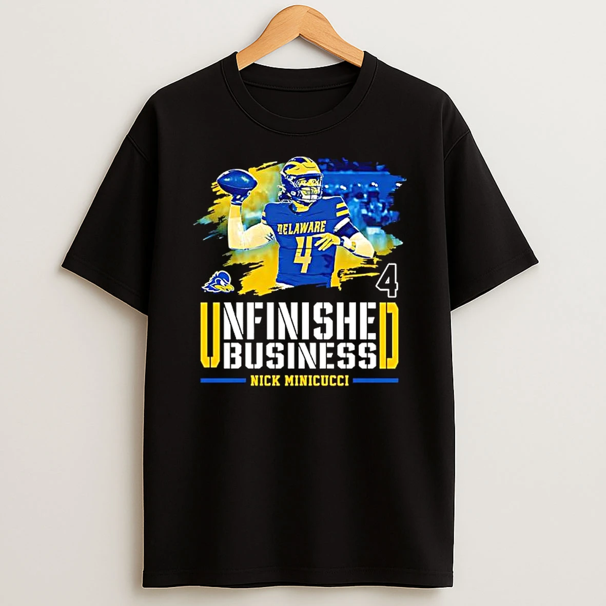 Nick Minicucci University Of Delaware Unfinished Business Graphic T Shirt