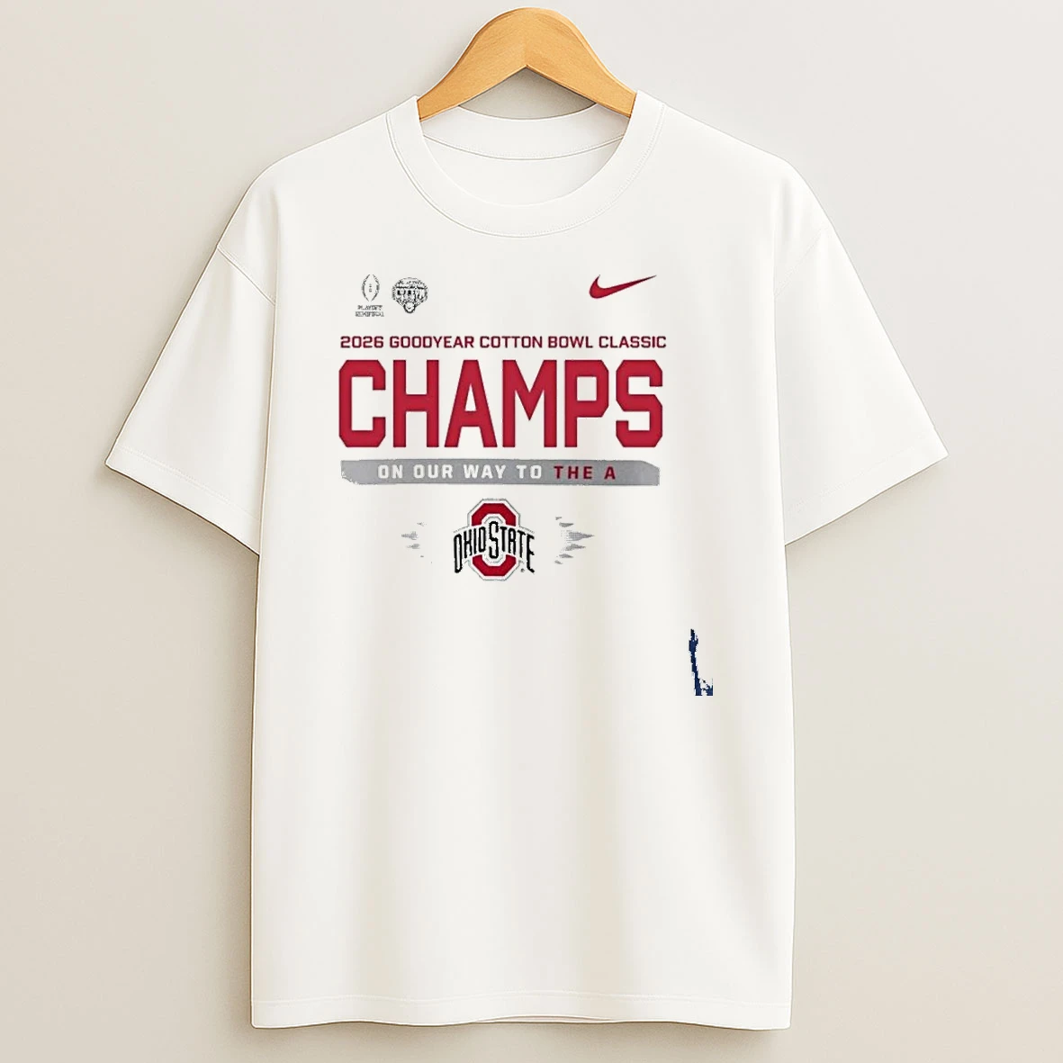 Nike Ohio State Buckeyes Cfp 2026 Cotton Bowl Champions The A T Shirt